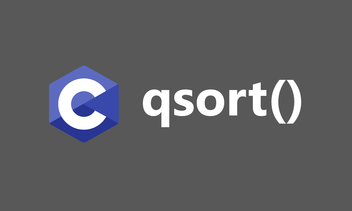 qsort function in C