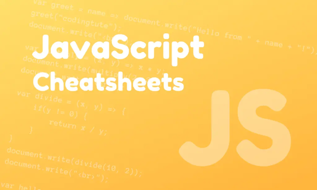 JavaScript Cheatsheets