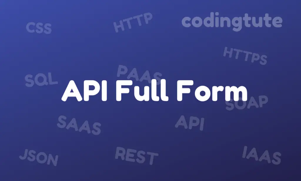 API Full Form