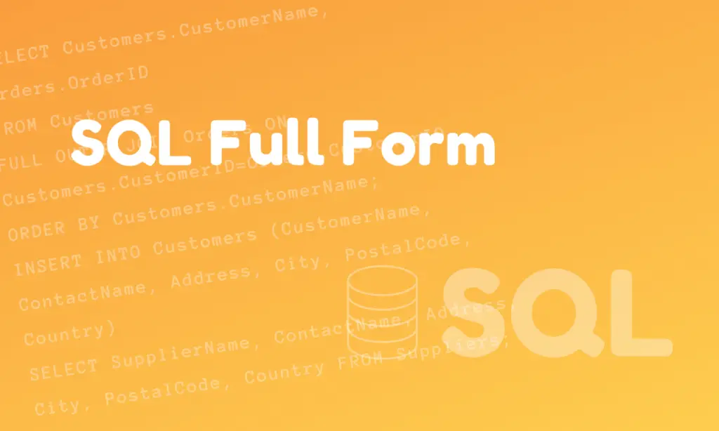 SQL Full Form